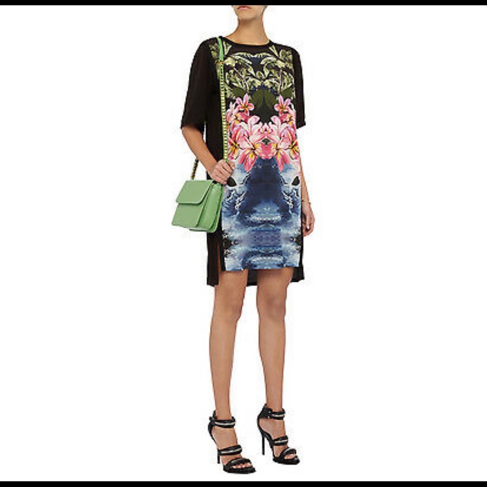 Runway Stella McCartney Hawaiian Print Silk Dress